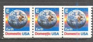 US Sc# 2279 MNH FVF Strip of 3 PL# 1211 Earth Space