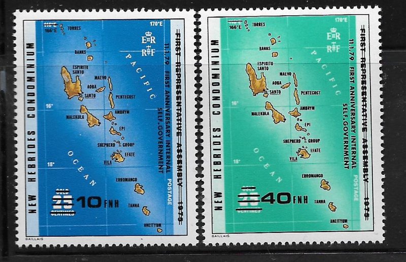 VANUATU,263-264, MNH, MAP