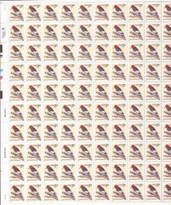 US Stamp - 1996 Red-Headed Woodpecker - 100 Stamp Sheet #3032