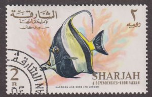 UAE Sharjah Unlisted Tropical Fish 1966