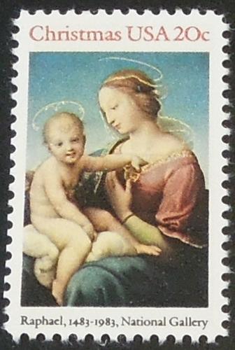 1983 20c Christmas Madonna and Child Scott 2063 Mint NH