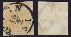 Austria - 1854 - Scott #1d - used - Coat of Arms