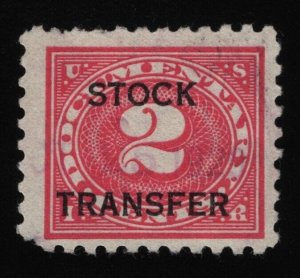 #RD25 2c Stock Transfer, Used [5] **ANY 5=FREE SHIPPING**