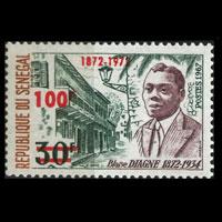 SENEGAL 1972 - Scott# 380 B.Diagne Surch. Set of 1 NH