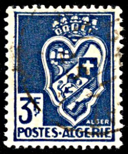 Algeria 157, used, Coat of Arms of Algiers