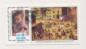 D348132 International Year of the Child 1979 IYC FDC Lesotho