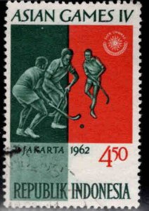 Indonesia Scott 567 Used Asian Games sports stamp