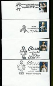 Classic American Dolls Set of 15 #3151 + Special Pictoria...