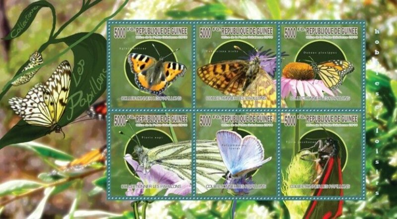 Guinea 2010 MNH - Collecting Butterflies. YT 4942-4947, Mi 7515-7520