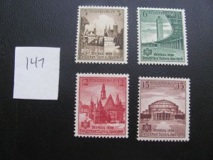 Germany 1938 MNH SC B486-489 SET VF 16 EUROS (147)