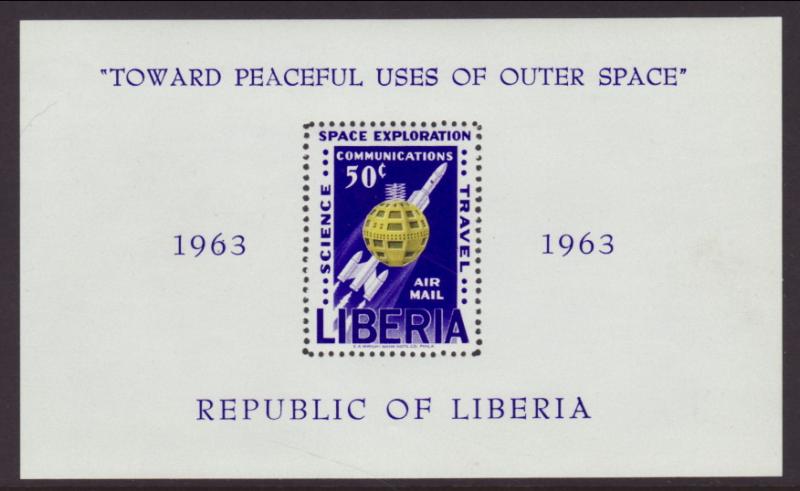 Liberia C151 Space Souvenir Sheet MNH VF