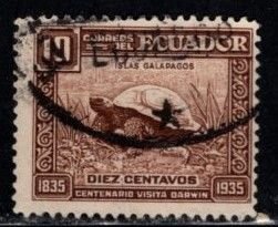 Ecuador - #342 Galapagos Tortise - Used
