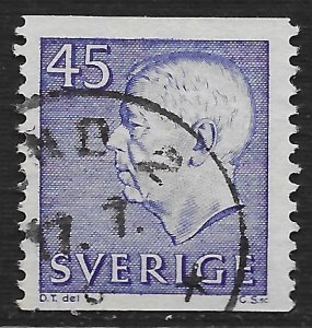 Sweden #651 45o Gustaf VI Adolf