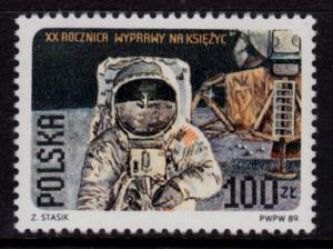 Poland 2910 MNH ◊ Moon Landing ◊ 1989