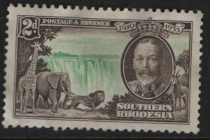 SOUTHERN RHODESIA  ,34    NO GUM