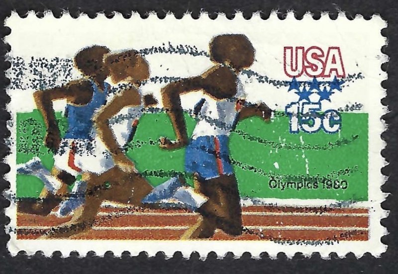 United States #1791 15¢ Summer Olympics- Running (1979). Used.