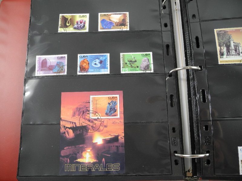 CUBA(2002-2008), Stamp Collection in stock pages(Kenmore binder)