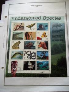 Endangered Species Sheet