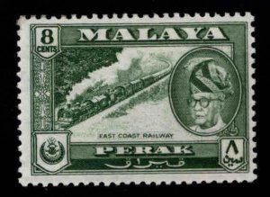 MALAYA Perak Scott 131 MH* East Coast Railway stamp