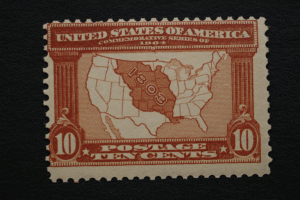 United States #327 10 Cent Louisiana Purchase 1904 OG