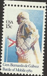 # 1826 MINT NEVER HINGED GENERAL BERNARDO DE GALVEZ