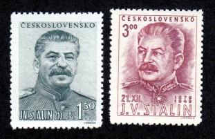 Czechoslovakia 399-400 Mint NH MNH Stalin!