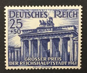 (BJ Stamps) GERMANY, B193. 1941, 25 + 50pf deep ultra., VF, OG, MNH. CV $12.00