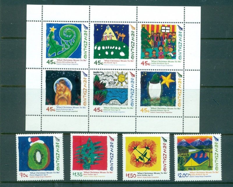 New Zealand - Sc# 2093a-7. 2006 Christmas. MNH $13.35.