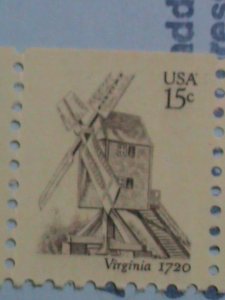 ​UNITED STATES 1980 WINDMILLS  BOOKLET MNH VERY FINE -3 STAMPS