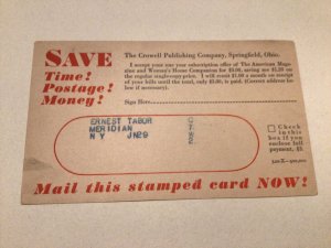U. S. The Cromwell Publishing Company Ohio 1913 postal card 67802