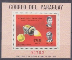 1969 Paraguay 1948/B125 John F. Kennedy / Apollo 11 22,00 €