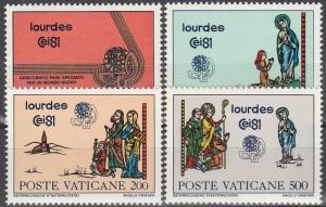 Vatican City #687-90 MNH F-VF (V4284)