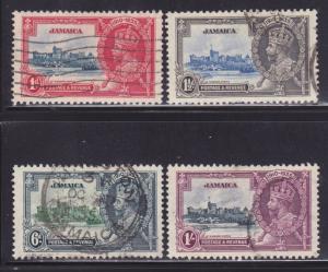 Jamaica Scott # 109-112 VF used set nice colors cv $ 43 ! see pic !