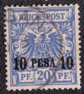 German East Africa 4 1893 Used