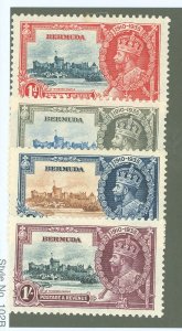 Bermuda #100-103 Unused Single (Complete Set)