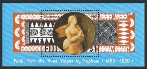 Fiji 480,MNH.Michel 474 Bl.4. Christmas 1982.Faith,by Raphael.