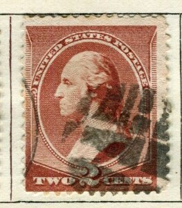 USA; 1870s early Presidential series issue used 2c. value