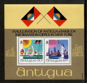 Antigua 1972 - New York City - Souvenir Stamp Sheet - Scott #303A - MNH