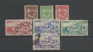 LEBANON 1947 TRIPOLI SG: 333a-333c & 338-341 USED