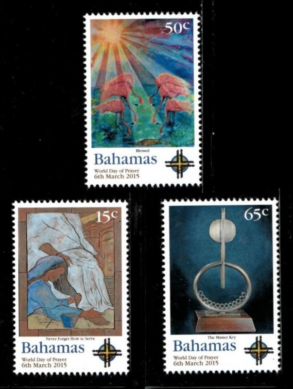 Bahamas 2015 - World Day of Prayer - Set of 3v Stamps - MNH