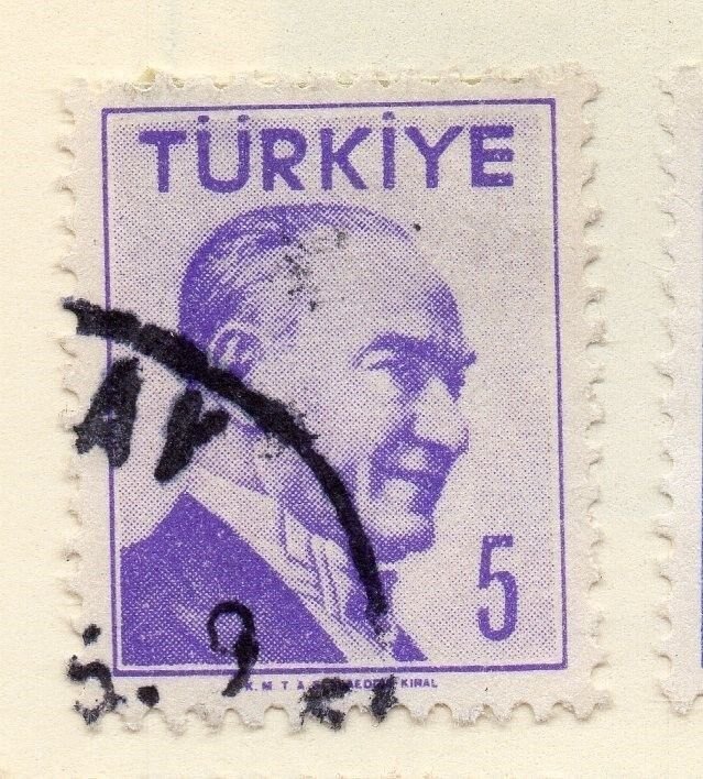 Turkey 1957 Early Issue Fine Used 5k. 093535