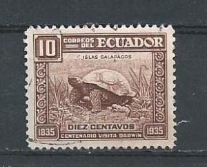 ECUADOR STAMP USED 1936 GALAPAGOS TORTOISE 