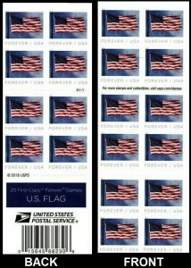 2019 US STAMP - US FLAG - FOREVER BOOKLET OF 20 (APU) P1111 - SC# 5344/5344A