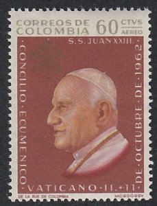 Colombia # C447, Pope John XXIII, Mint NH