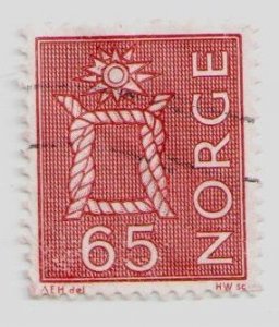 1968 Norway #467 Landsmotieven, Local Motifs 65 Norwegian ore, Crafts Stars USED