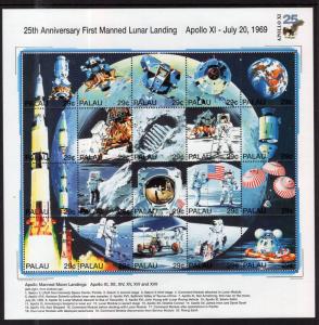 Palau 337 Anniversary Moon Landing MNH VF