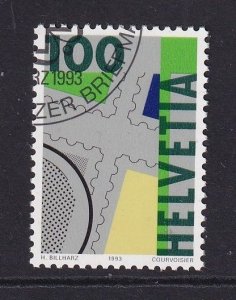 Switzerland  #927  cancelled 1993  first Swiss postage stamps 100c