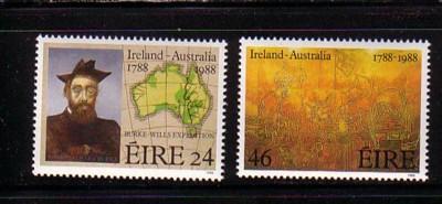 Ireland Sc 709-10 1988 Irish in Australia stamp set  mint NH