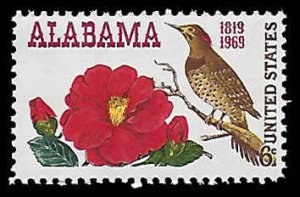 PCBstamps   US #1375 6c Alabama Statehood, MNH, (19)