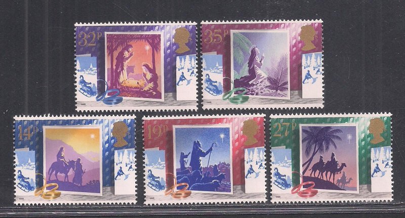 GREAT BRITAIN SC# 1234-8   FVF/MNH 1988